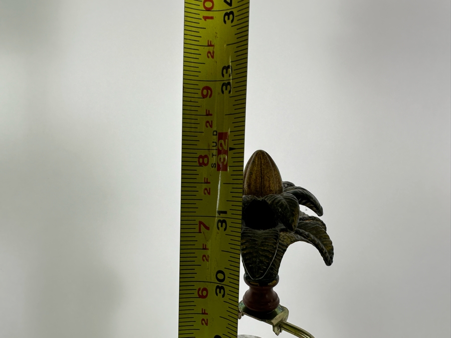 Metal Pineapple Table Lamp No Shade 32H [Photo 7]