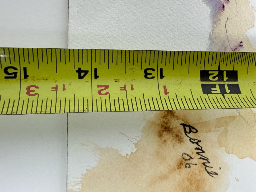 Bonnie Lee Roth (B. 1942, Southern California) Four Original Watercolor Paintings On Paper 14.5 X 10 / 12 X 9 [Photo 17]