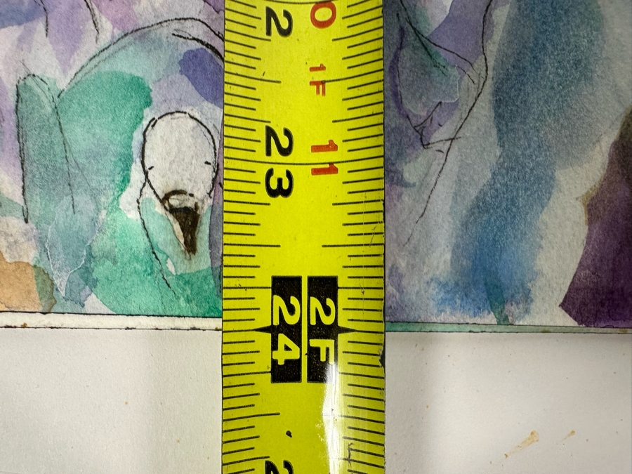 Bonnie Lee Roth (B. 1942, Southern California) Pair Of Original Watercolor Paintings On Paper 18 X 24 [Photo 12]