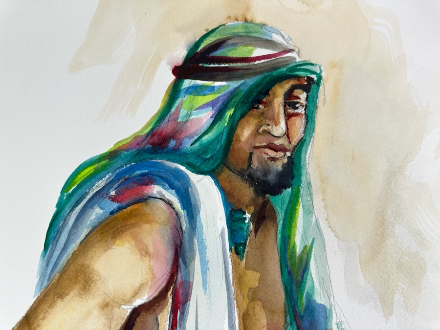 Bonnie Lee Roth (B. 1942, Southern California) Pair Of Original Watercolor Paintings On Paper 18 X 24 [Photo 10]