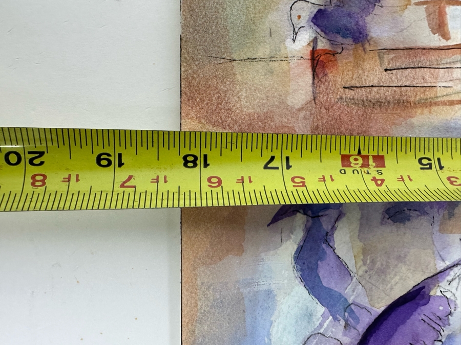 Bonnie Lee Roth (B. 1942, Southern California) Pair Of Original Watercolor Paintings On Paper 18 X 24 [Photo 11]