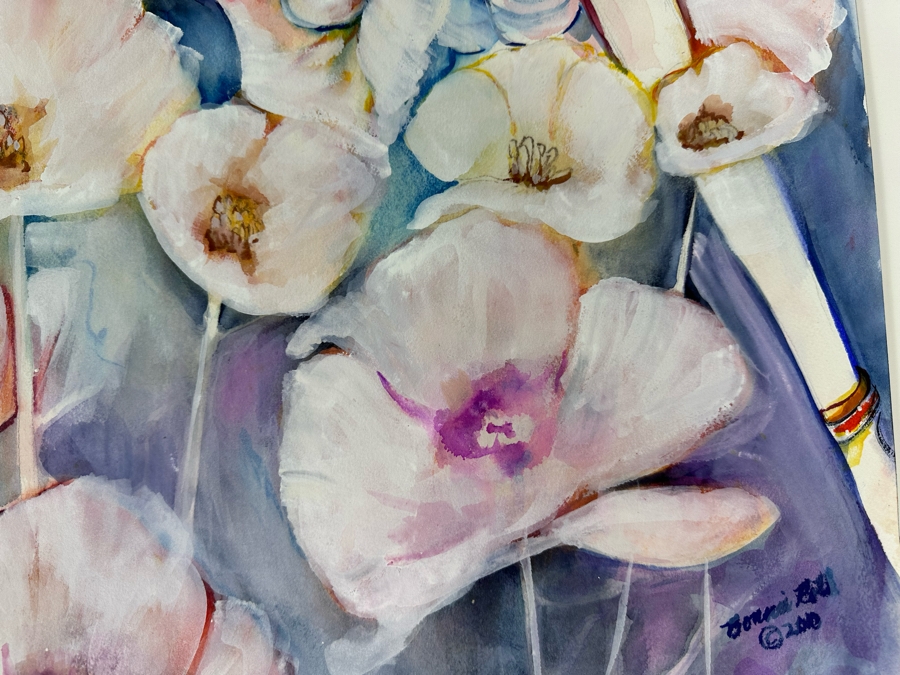 Bonnie Lee Roth (B. 1942, Southern California) Pair Of Original Watercolor Paintings On Paper 18 X 24 [Photo 11]