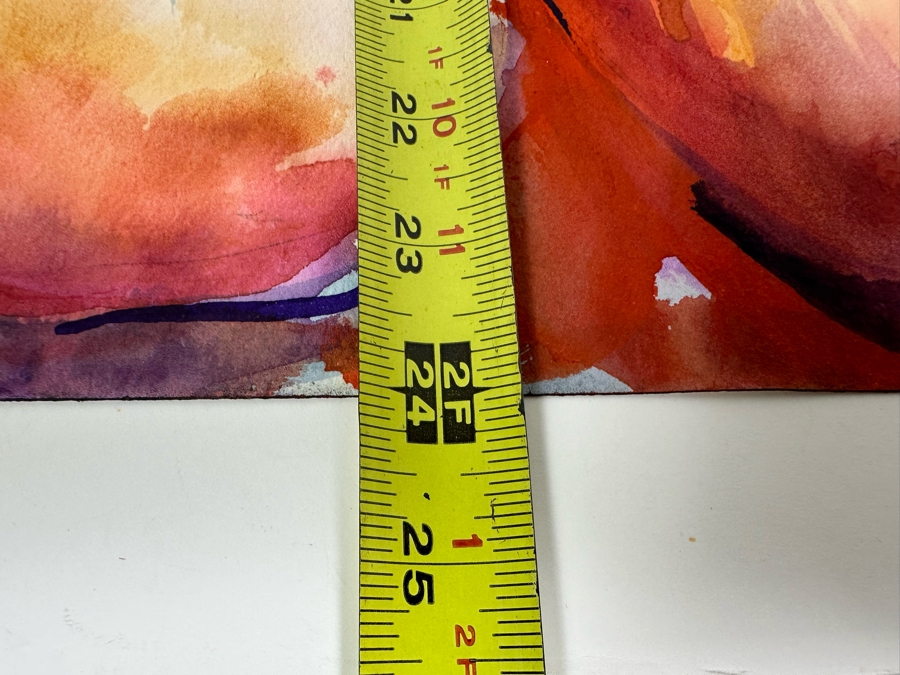 Bonnie Lee Roth (B. 1942, Southern California) Pair Of Original Watercolor Paintings On Paper 18 X 24 / 10 X 14 [Photo 11]