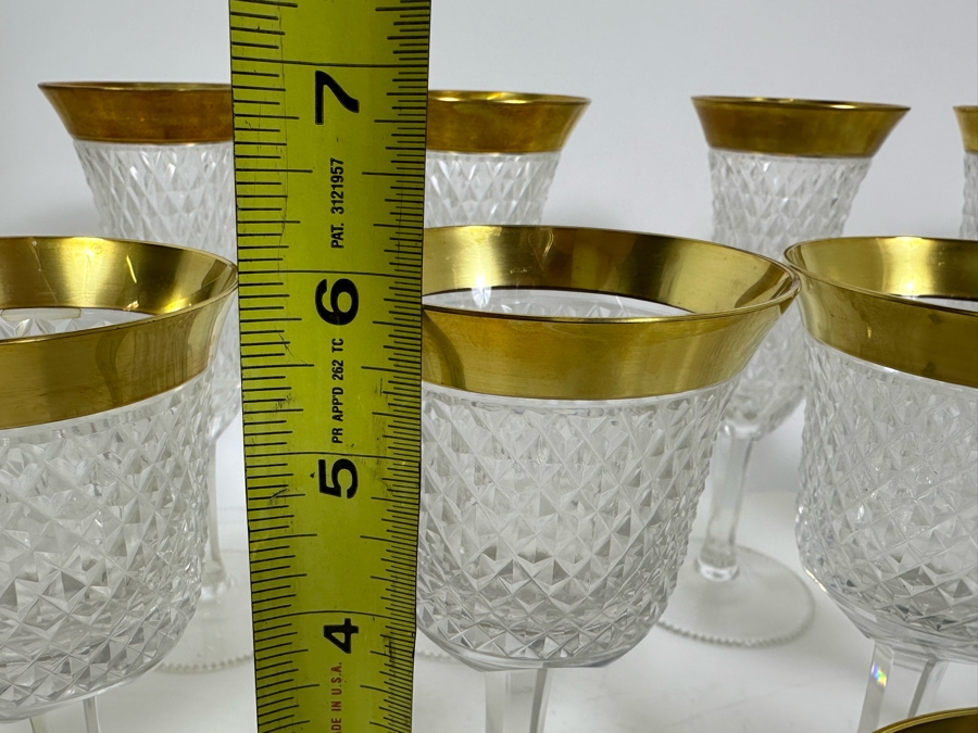 37 Piece Gold Rim Glasses And Stemware [Photo 14]