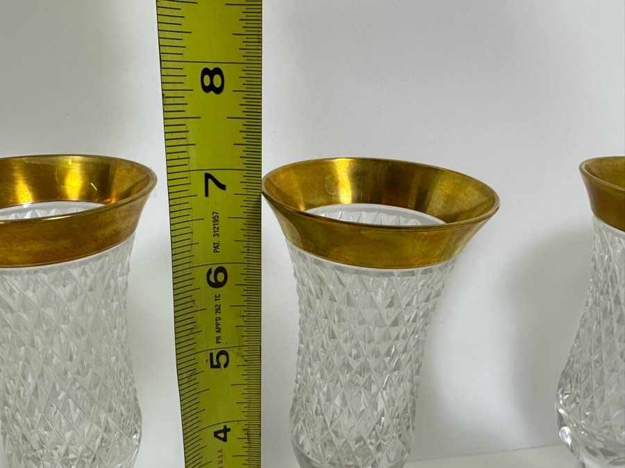 37 Piece Gold Rim Glasses And Stemware [Photo 15]