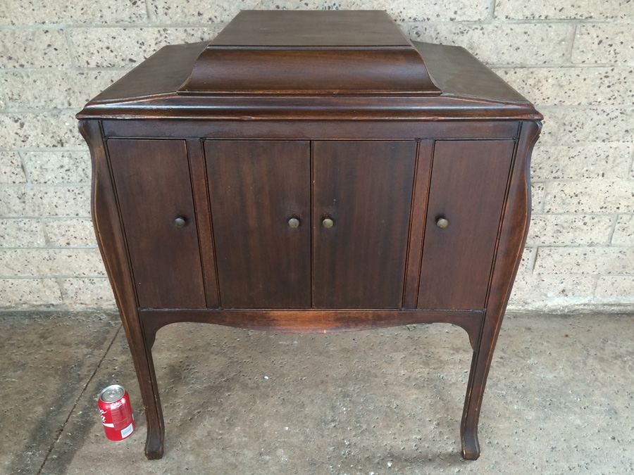 Victrolla Cabinet - Record Player Removed - Excellent Graphics