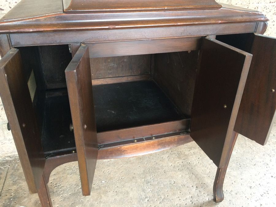 Victrolla Cabinet - Record Player Removed - Excellent Graphics [Photo 6]