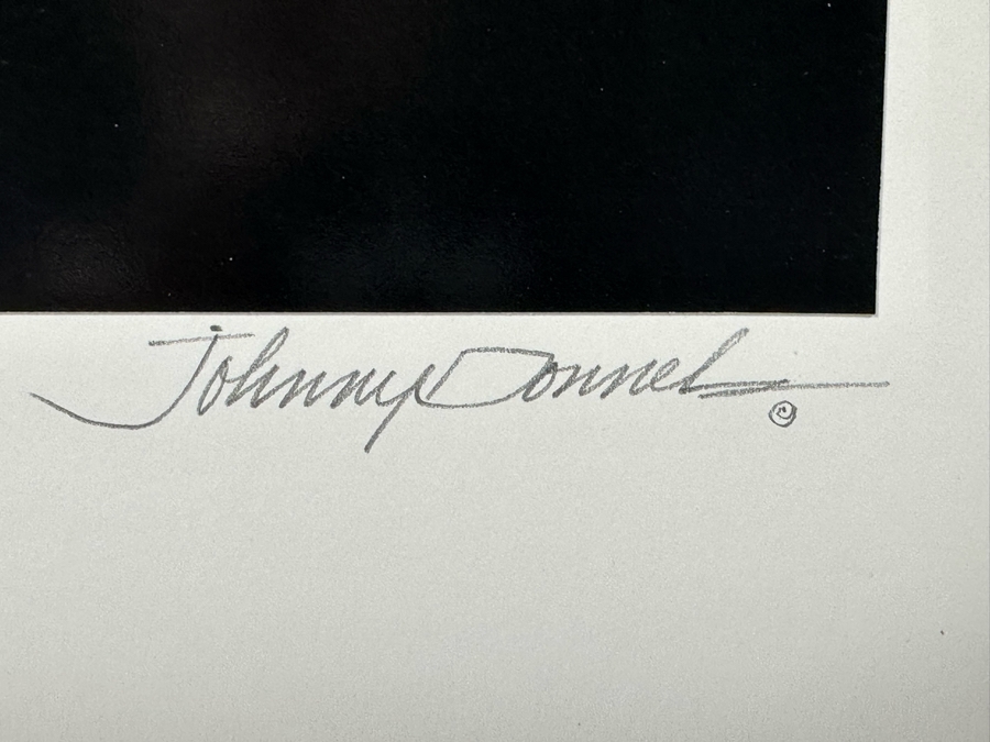 Johnny Donnels (1924-2009, New Orleans) Hand Signed Limited Edition B&W Cat Photograph Titled 'Lady In Waiting' 9 X 10 [Photo 5]