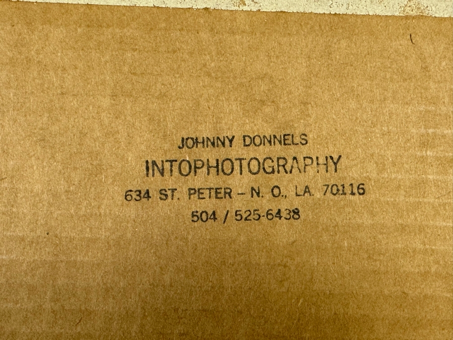 Johnny Donnels (1924-2009, New Orleans) Hand Signed Limited Edition B&W Cat Photograph Titled 'Lady In Waiting' 9 X 10 [Photo 8]