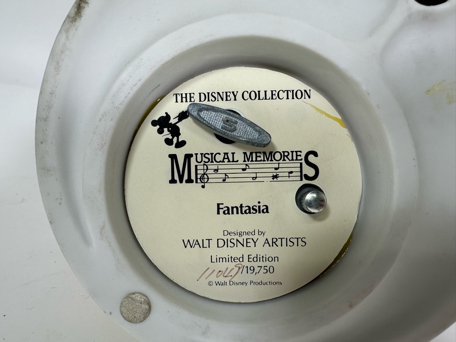 Limited Edition Fantasia Musical Box Designed By Walt Disney Artists 7.5H [Photo 9]