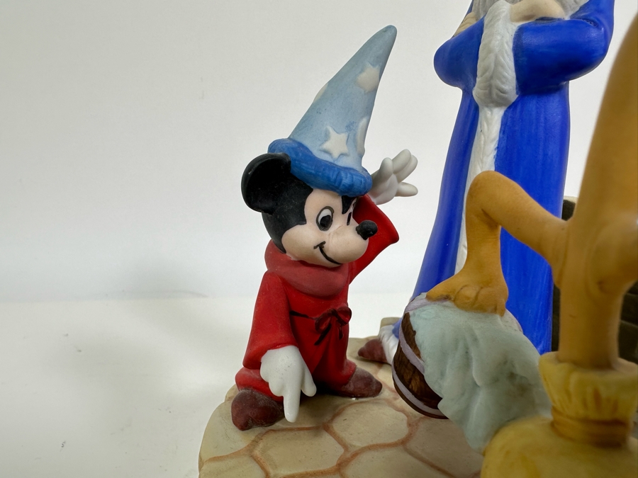 Limited Edition Fantasia Musical Box Designed By Walt Disney Artists 7.5H [Photo 6]