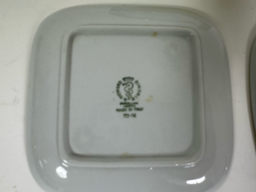 Vintage 1927 Glass Ashtray From The German Munchen Olympics And Pair Of Alitalia Plane Trinket Dishes [Photo 7]