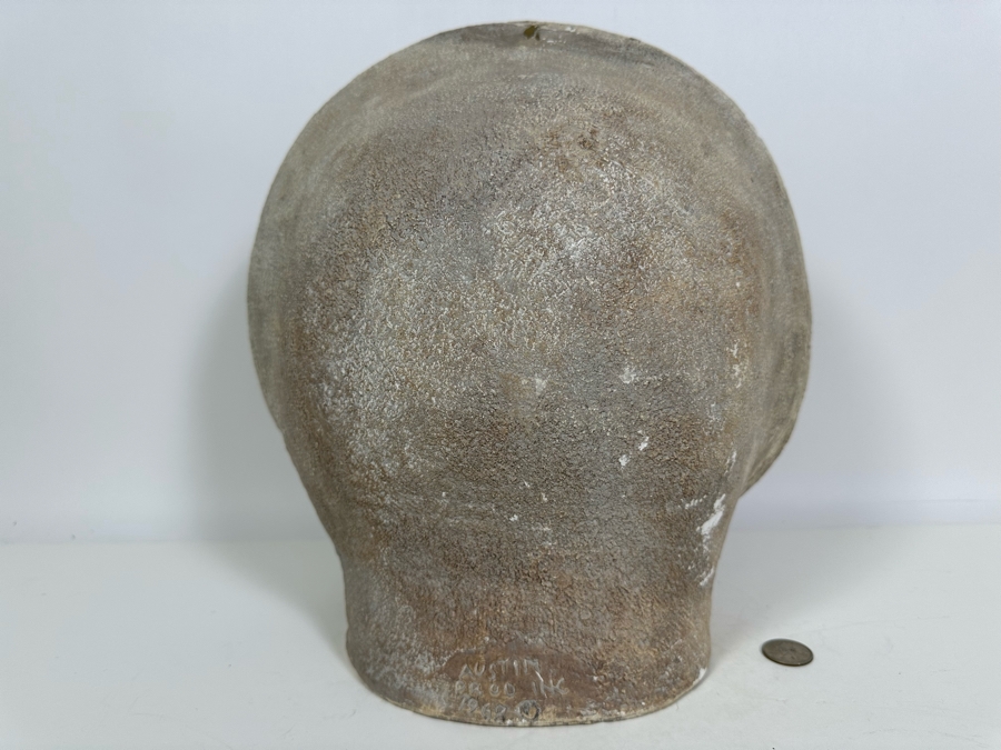 Vintage 1968 Paul Bellardo Sun Bust Plaster Sculpture For Austin Productions Nose Is Damaged 13W X 9D X 13H [Photo 6]