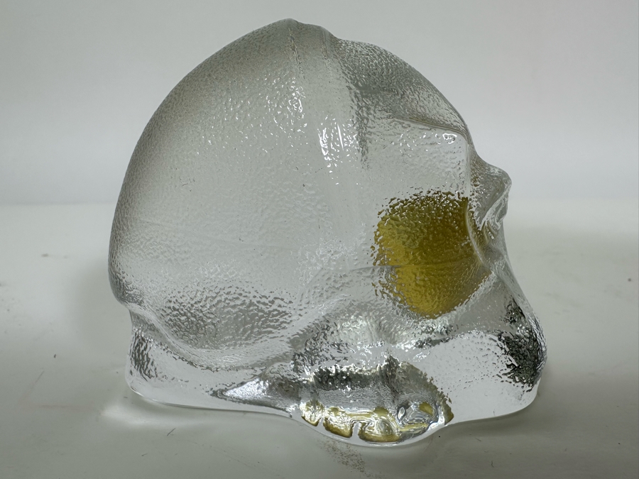 Vintage 1976 Austion Productions Gold Painted Hippo 7.75H And Goebel Crystal Hippo 2.5H [Photo 5]