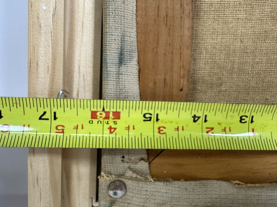 Vintage 1954 Mid-Century Original Oil Painting On Canvas 16 X 21 Framed 19 X 23 Signed Copeland [Photo 11]