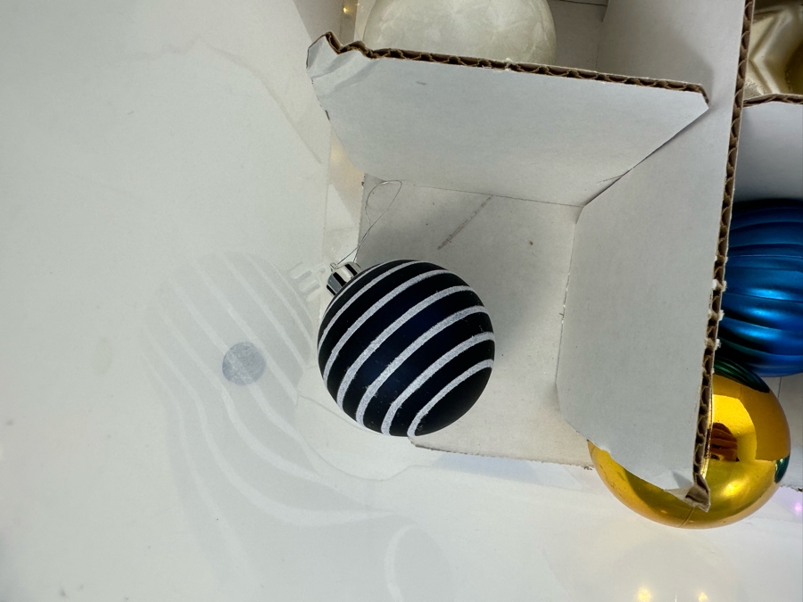 Two Bins Filled With Glass Christmas Ornaments [Photo 14]