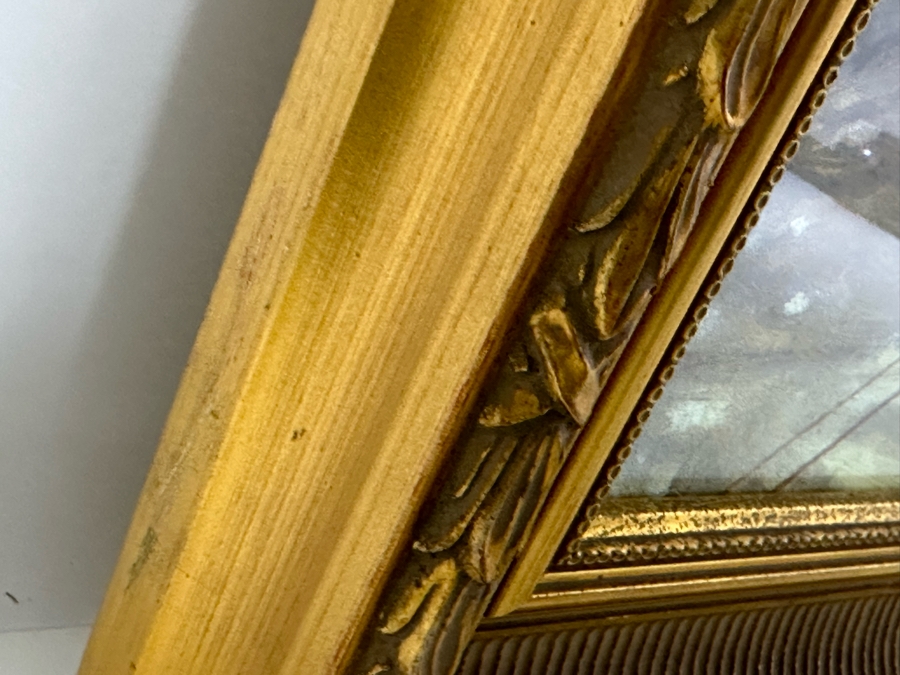 Large Print After Carl Blechen Titled 'The Interior Of The Palm House' Framed 37 X 42 [Photo 10]