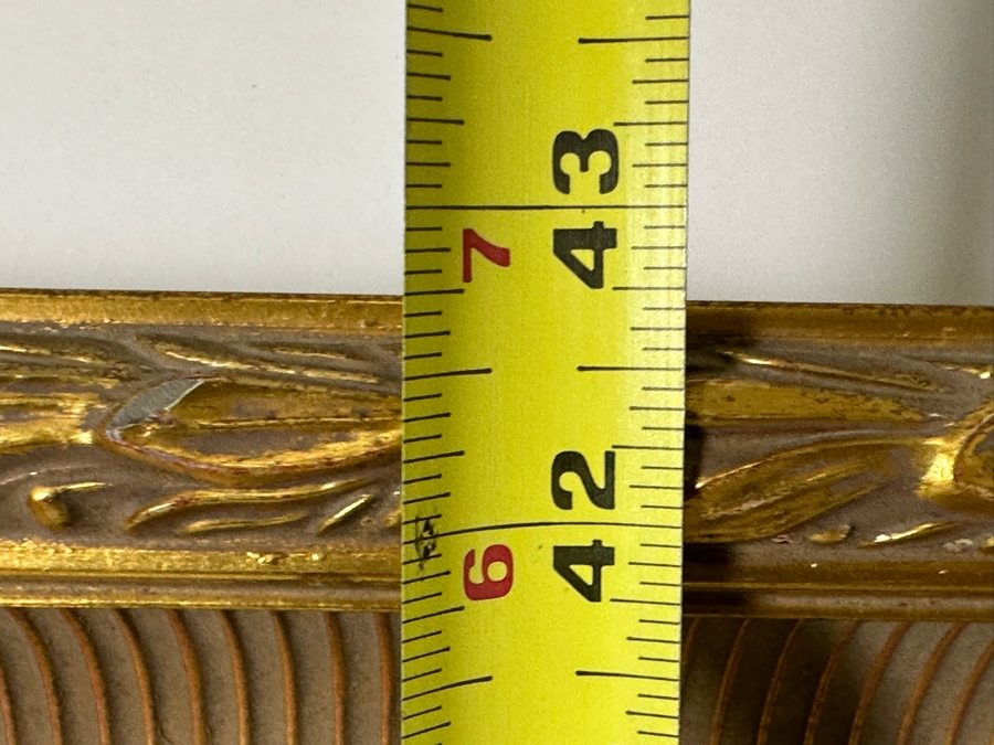 Large Print After Carl Blechen Titled 'The Interior Of The Palm House' Framed 37 X 42 [Photo 11]