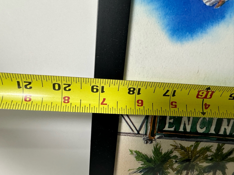 Pair Of Framed Wavecrest Woodie Posters Moonlight Beach 2014 & 2016 [Photo 12]