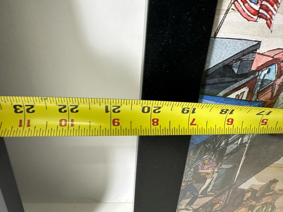 Pair Of Framed Wavecrest Woodie Posters Moonlight Beach 2014 & 2016 [Photo 10]