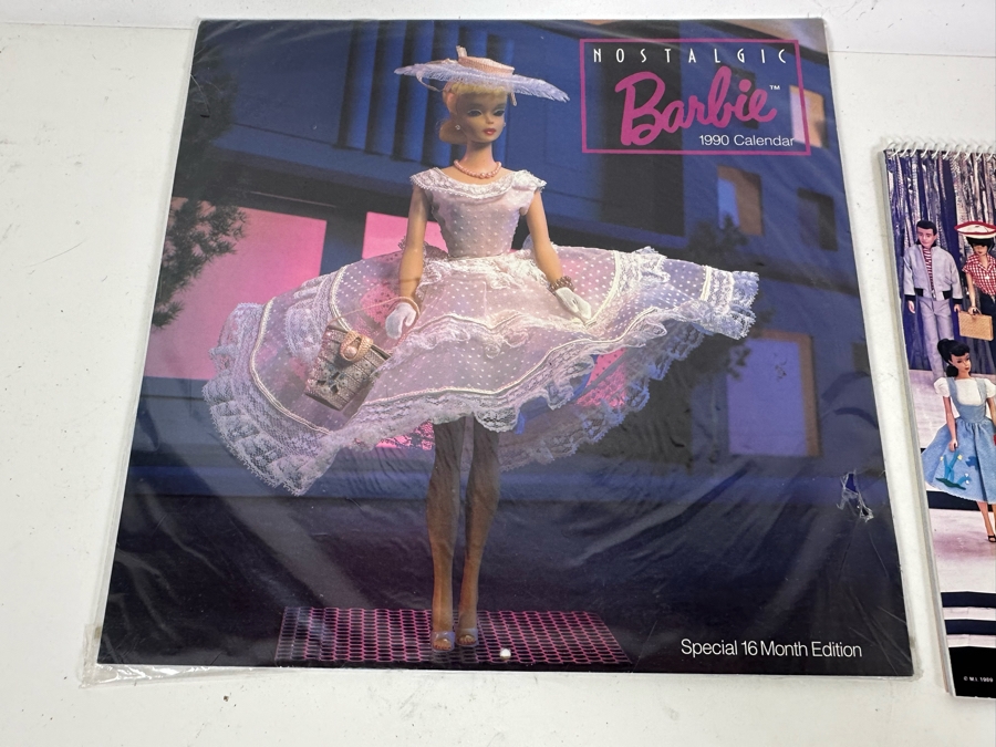 Four Barbie Collector's Books And Nostalgic Barbie Calendars From 1990 & 1991 [Photo 20]