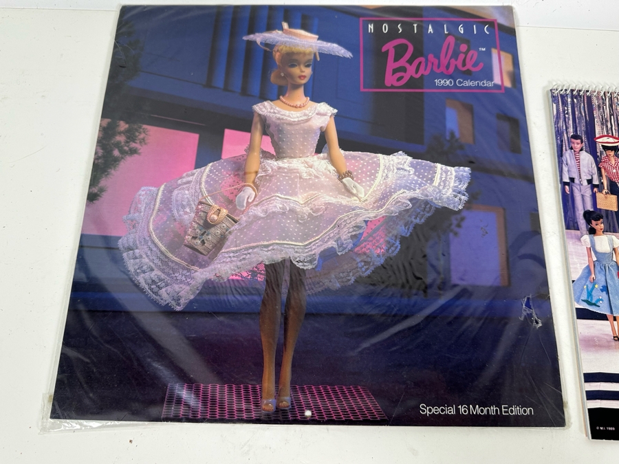 Four Barbie Collector's Books And Nostalgic Barbie Calendars From 1990 & 1991 [Photo 21]