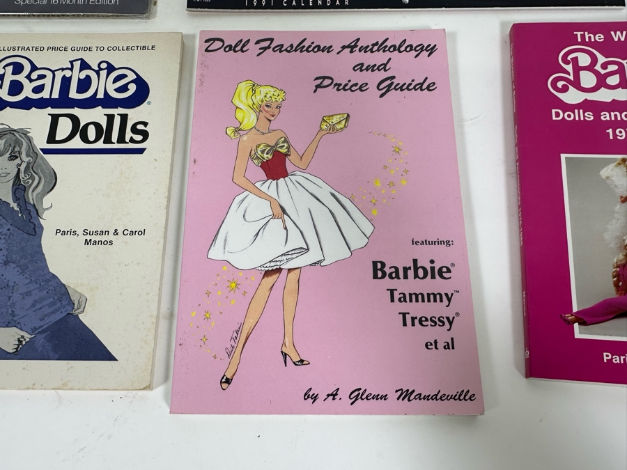 Four Barbie Collector's Books And Nostalgic Barbie Calendars From 1990 & 1991 [Photo 10]