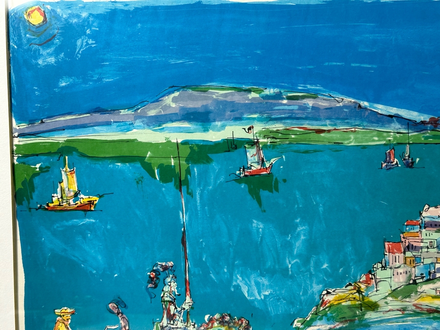 Vintage 1979 Alvin Hollingsworth Lithograph Titled 'Don Quixote 3' Signed And Numbered 29 X 18.5 Framed 36 X 25.5 [Photo 8]