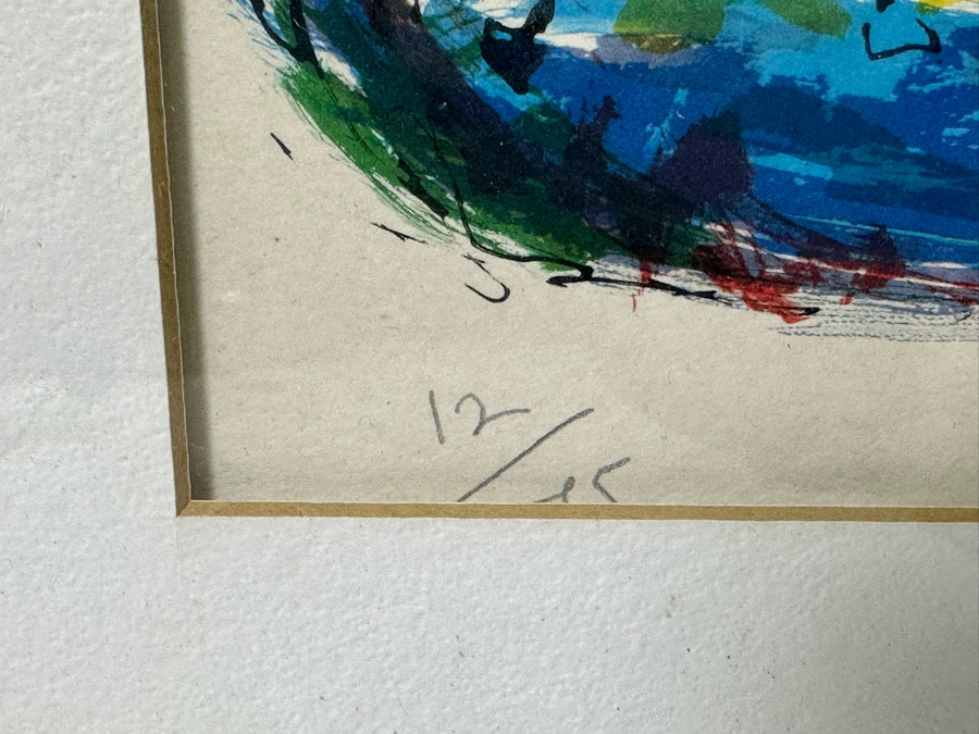 Vintage 1979 Alvin Hollingsworth Lithograph Titled 'Don Quixote 3' Signed And Numbered 29 X 18.5 Framed 36 X 25.5 [Photo 7]