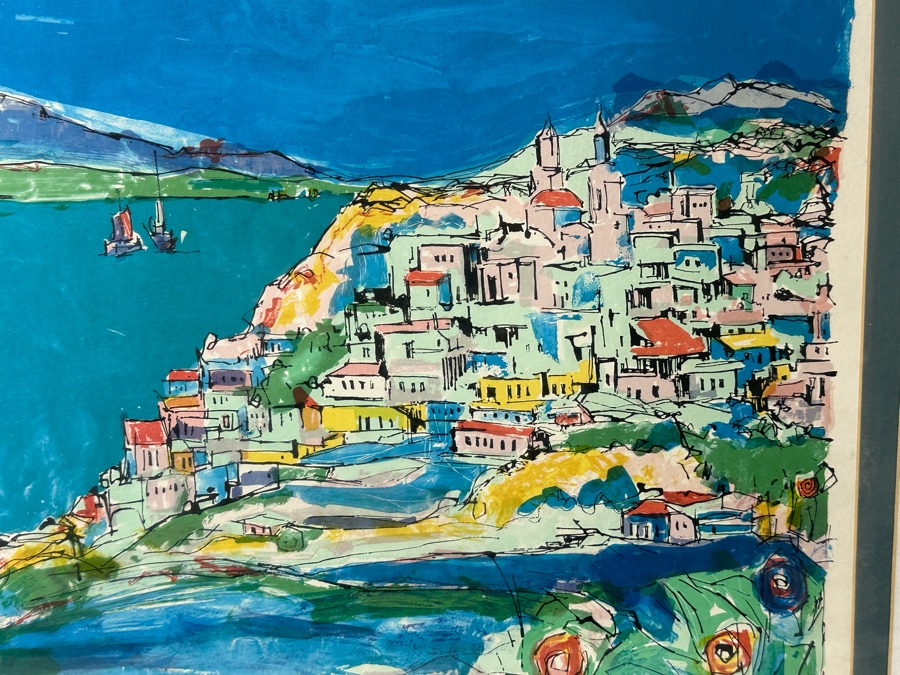 Vintage 1979 Alvin Hollingsworth Lithograph Titled 'Don Quixote 3' Signed And Numbered 29 X 18.5 Framed 36 X 25.5 [Photo 9]