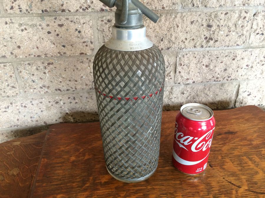 Vintage Seltzer Bottle Wire Mesh [Photo 8]