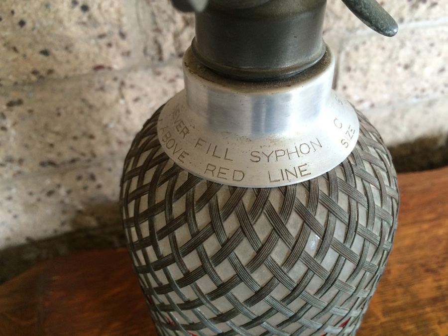 Vintage Seltzer Bottle Wire Mesh [Photo 4]
