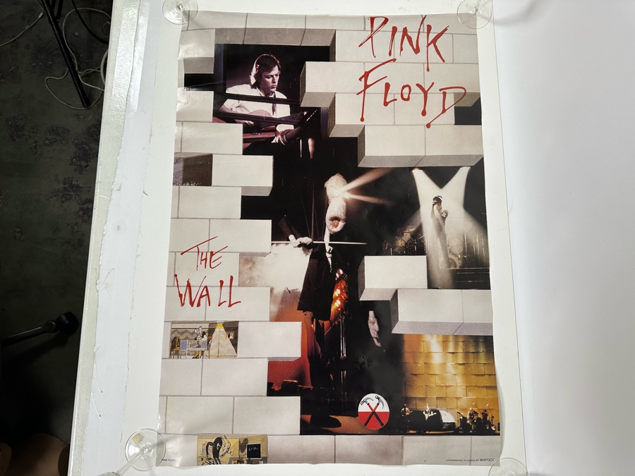 Pink Floyd The Wall Rock Poster Lithographed In Canada By Bigfoot 22 X 31 [Photo 2]