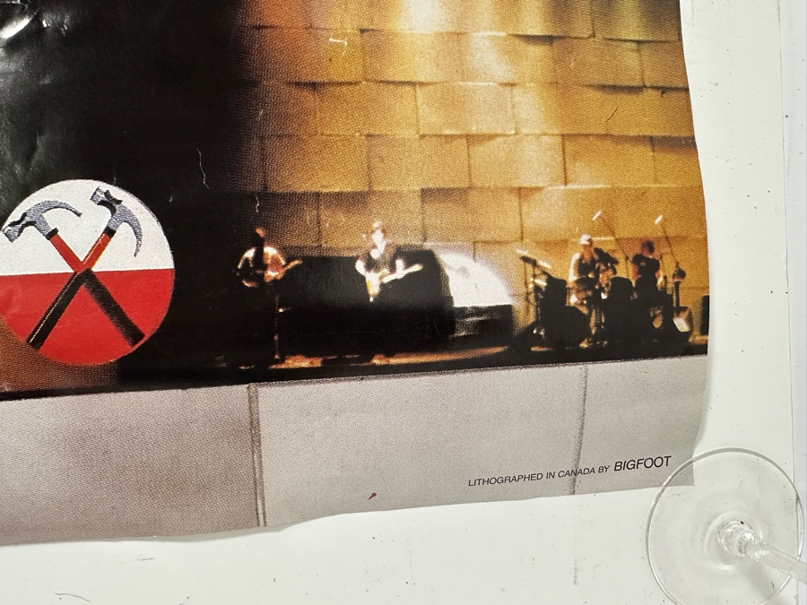Pink Floyd The Wall Rock Poster Lithographed In Canada By Bigfoot 22 X 31 [Photo 10]