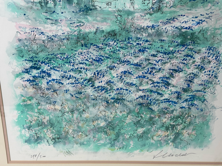 Limited Edition Signed Serigraph By Emmanuel Urbain Huchet French 19.5 X 28.5 Framed 29.5 X 37.5 [Photo 5]