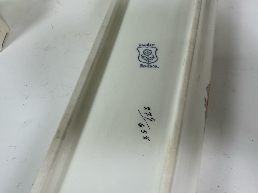 Vintage Max Roesler Rodach German Art Nouveau Earthenware Kitchen Set [Photo 20]