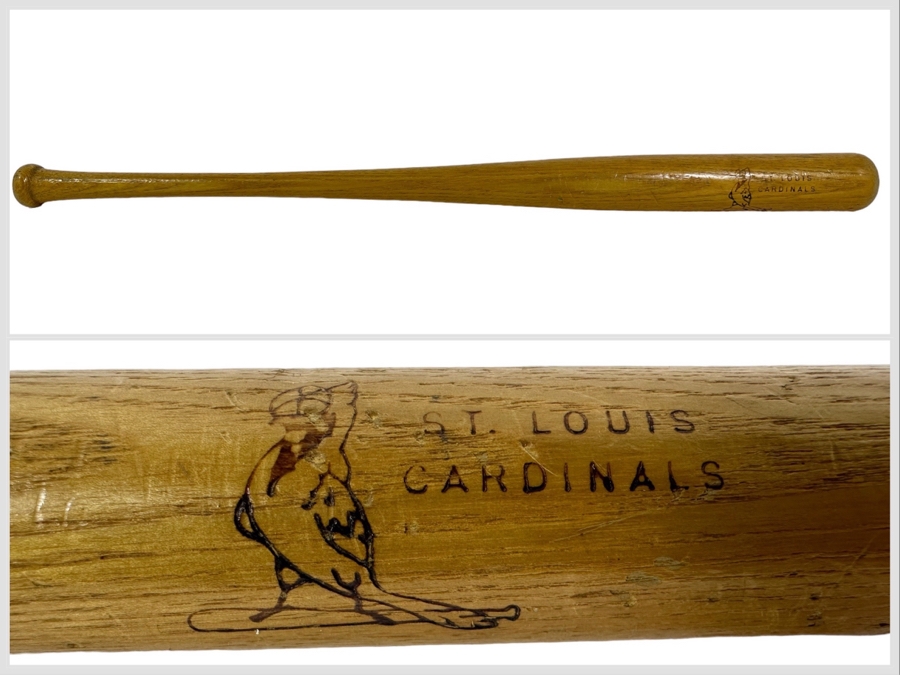 Vintage St. Louis Cardinals Small Wooden Souvenir Bat 18L