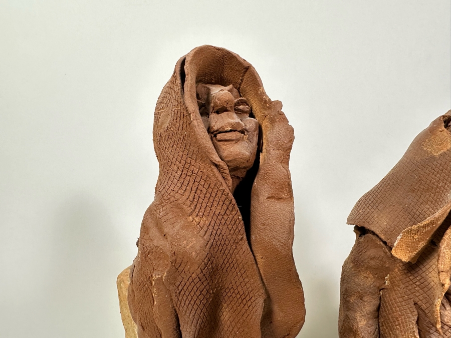 Bonnie Lee Roth (B. 1942, Southern California) (3) Original Terracotta Sculptures 14H [Photo 9]
