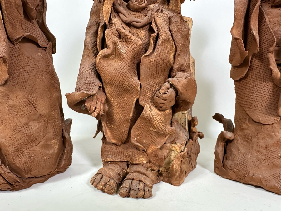 Bonnie Lee Roth (B. 1942, Southern California) (3) Original Terracotta Sculptures 14H [Photo 6]
