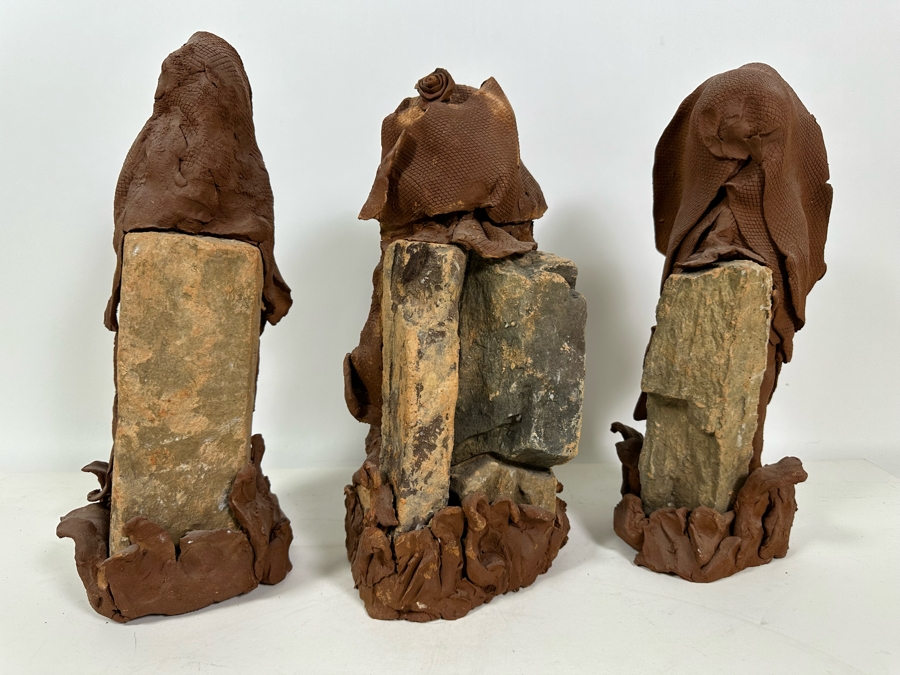 Bonnie Lee Roth (B. 1942, Southern California) (3) Original Terracotta Sculptures 14H [Photo 11]