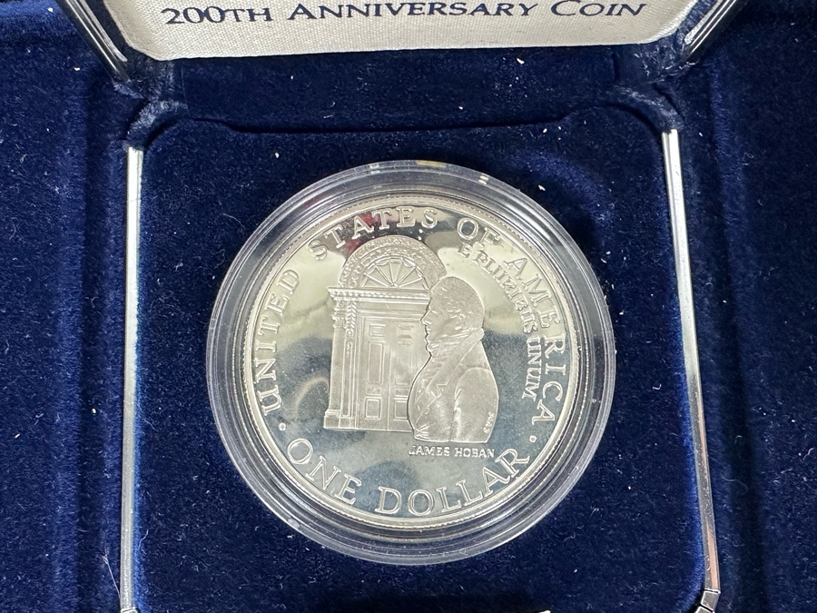 1992 White House 200th Anniversary Coin Proof Silver Dollar (90% Silver), 1991 USO Proof Silver Dollar (90% Silver) And 1999 Susan B. Anthony Proof Dollar Coin [Photo 6]