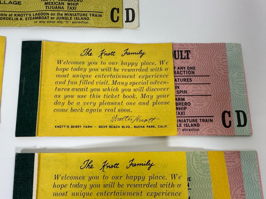 five-partially-used-knott-s-berry-farm-amusement-park-ticket-books