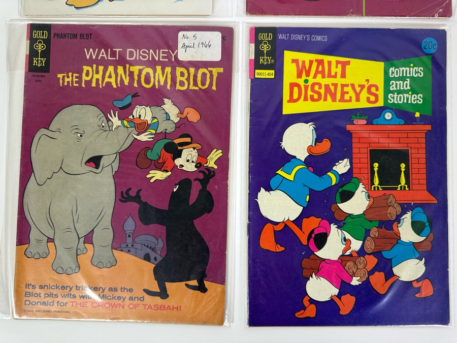 (8) Vintage Walt Disney Comic Books, The Little Monsters Comic Book And The Illustrated Story Of Magic Comic Book [Photo 2]