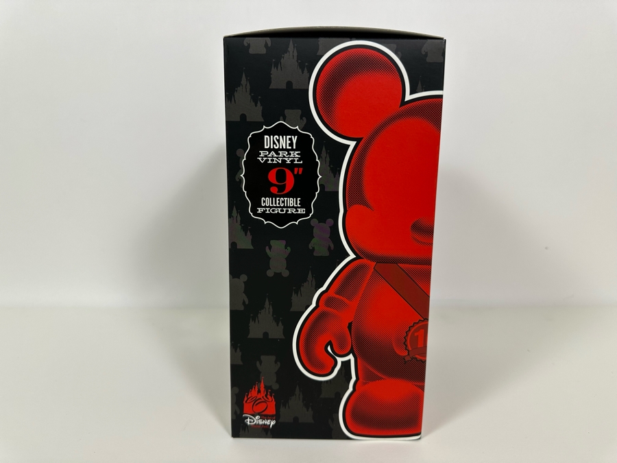 Vintage Walt Disney Disneyland Theme Park Merchandise Vinylmation 9' Collectible Vinyl Mickey Mouse Figure Limited Edition Of 950 Pieces New In Box With Disney Trading Pin [Photo 9]