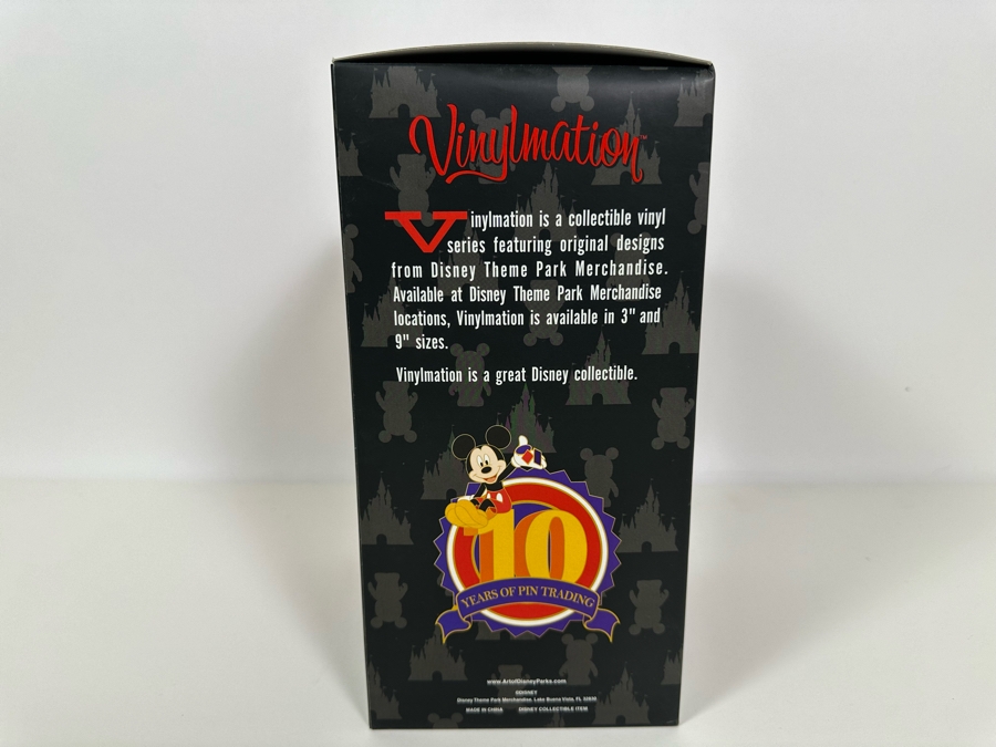 Vintage Walt Disney Disneyland Theme Park Merchandise Vinylmation 9' Collectible Vinyl Mickey Mouse Figure Limited Edition Of 950 Pieces New In Box With Disney Trading Pin [Photo 7]