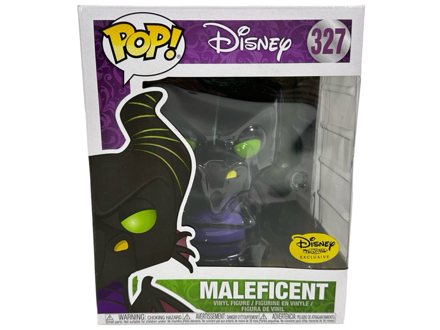 Vintage FUNKO Vinyl Figurine Disney Maleficent #327 New In Box 8H