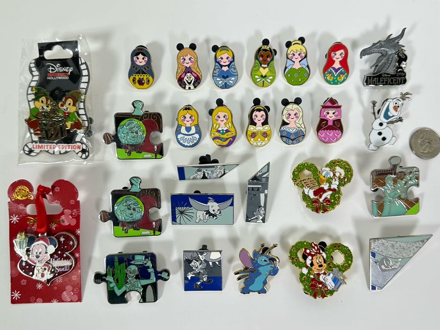 Collection Of Vintage Disneyland Trading Pins [Photo 3]