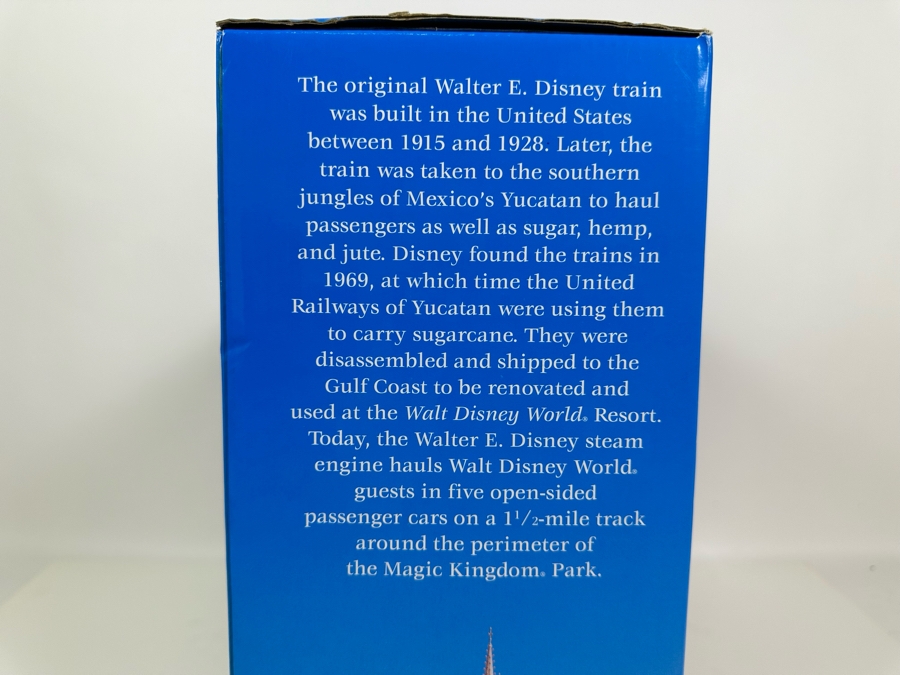 Vintage Disney Railroad Train Set Sold At Disneyland Resort New In Box Excellent Condition 25W X 18.5H X 6.5D [Photo 11]