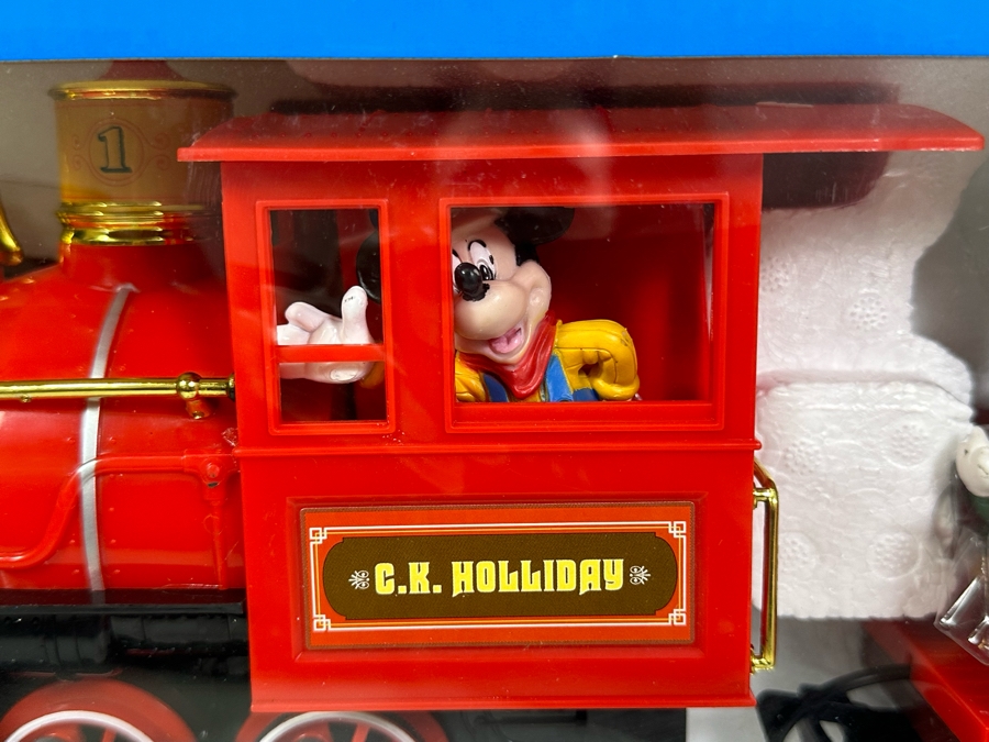 Vintage Disney Railroad Train Set Sold At Disneyland Resort New In Box Excellent Condition 25W X 18.5H X 6.5D [Photo 8]