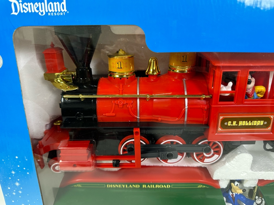 Vintage Disney Railroad Train Set Sold At Disneyland Resort New In Box Excellent Condition 25W X 18.5H X 6.5D [Photo 9]
